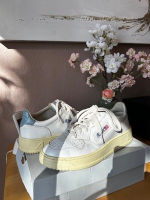 Autry Medalist Low  White/blue Original Damen Sneaker EU 38/ US 37.5