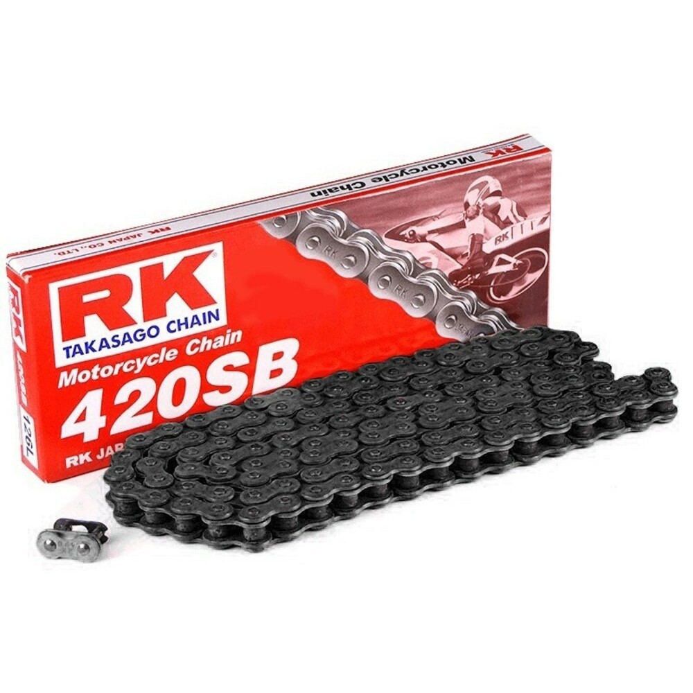 RK 420SB Chain With 106 Links Black For Motorcycle Spare Parts Accessories