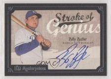 2007 UD Masterpieces Stroke of Genius Billy Butler #SG-BB Auto 0m0