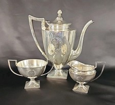 Antique Wilcox SP CO. International Silver Series 1959 Tea Service Made In USA!