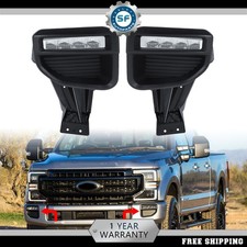 For Ford F250 F350 Super Duty 2020-2022 LED Fog Lights w/Wiring Harness&Switch