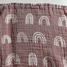 Comfy Cubs Muslin Swaddle Blanket 47 x 47 Soft Cotton Baby Blanket Wrap