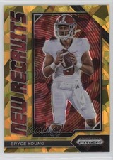 2023 Panini Prizm Draft Picks New Recruits Gold Ice Bryce Young #NR-1 0ld5