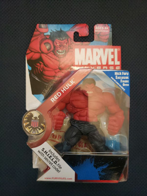 NIB Marvel Universe Red Hulk 3.75'' Action Figure Series 1 #28