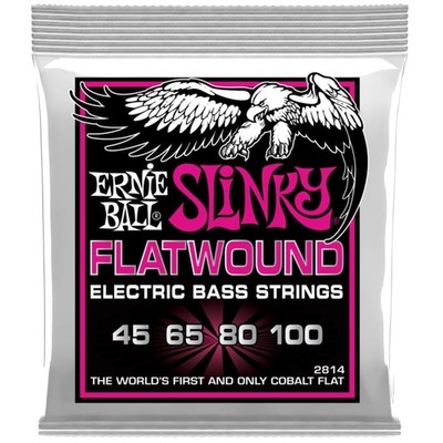 Super Slinky Cobalt Bass Strings 45-100 Gauge