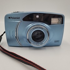 Polaroid PZ2001 Power Zoom 35-70mm 2x Zoom Blue Camera