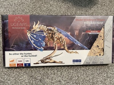 UGears - Windstorm Dragon - Wooden KIT - 3D puzzle - NWT/Sealed