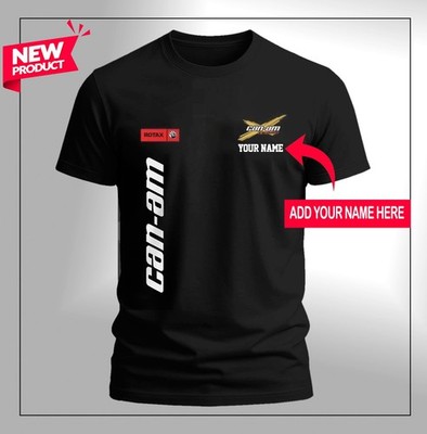 *Custom Name* - Can-Am Rotax Logo T-Shirt Gifts - USA Size S-5XL