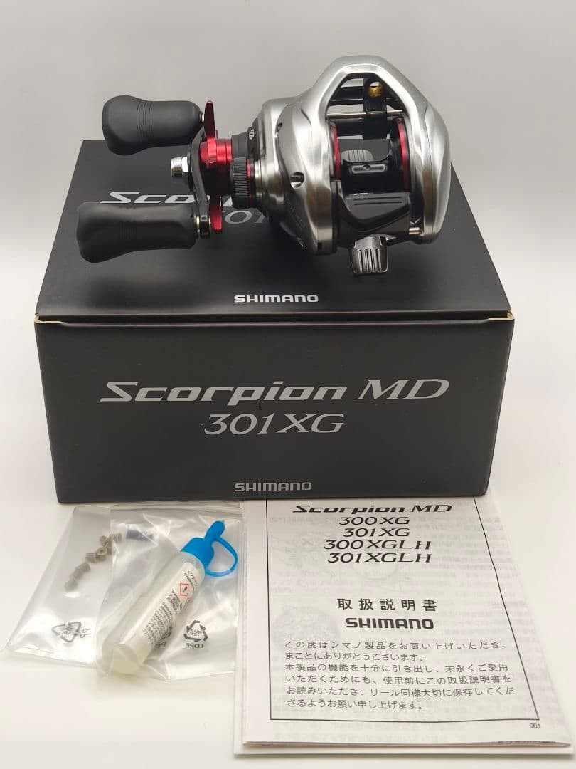 Shimano 21 Scorpion MD 301XG LH Left Handle Baitcasting Reel JDM Near Mint