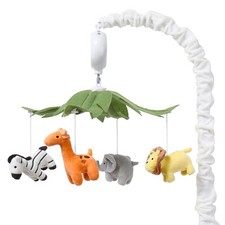 Crib Mobile for Boys or Girls - White Musical Baby Crib Mobile with 12 Lullab...
