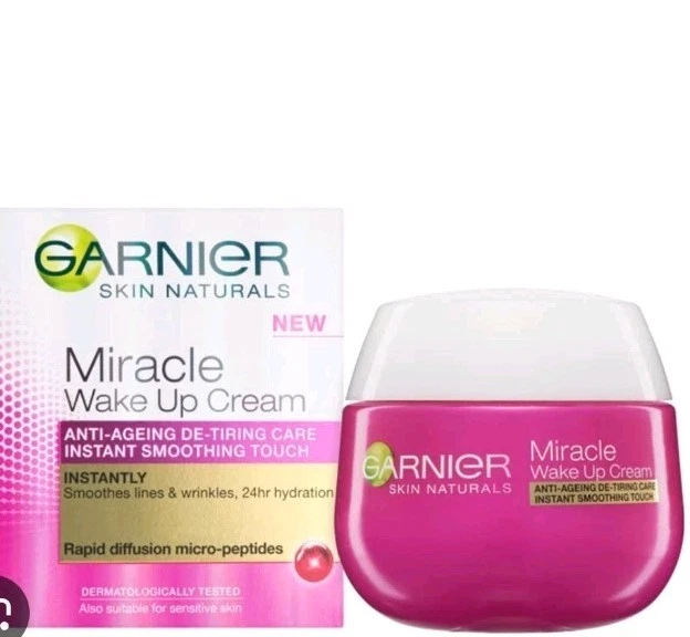 Garnier Miracle Anti Ageing Wake up Face Cream Instant Smoothing Touch 50ml