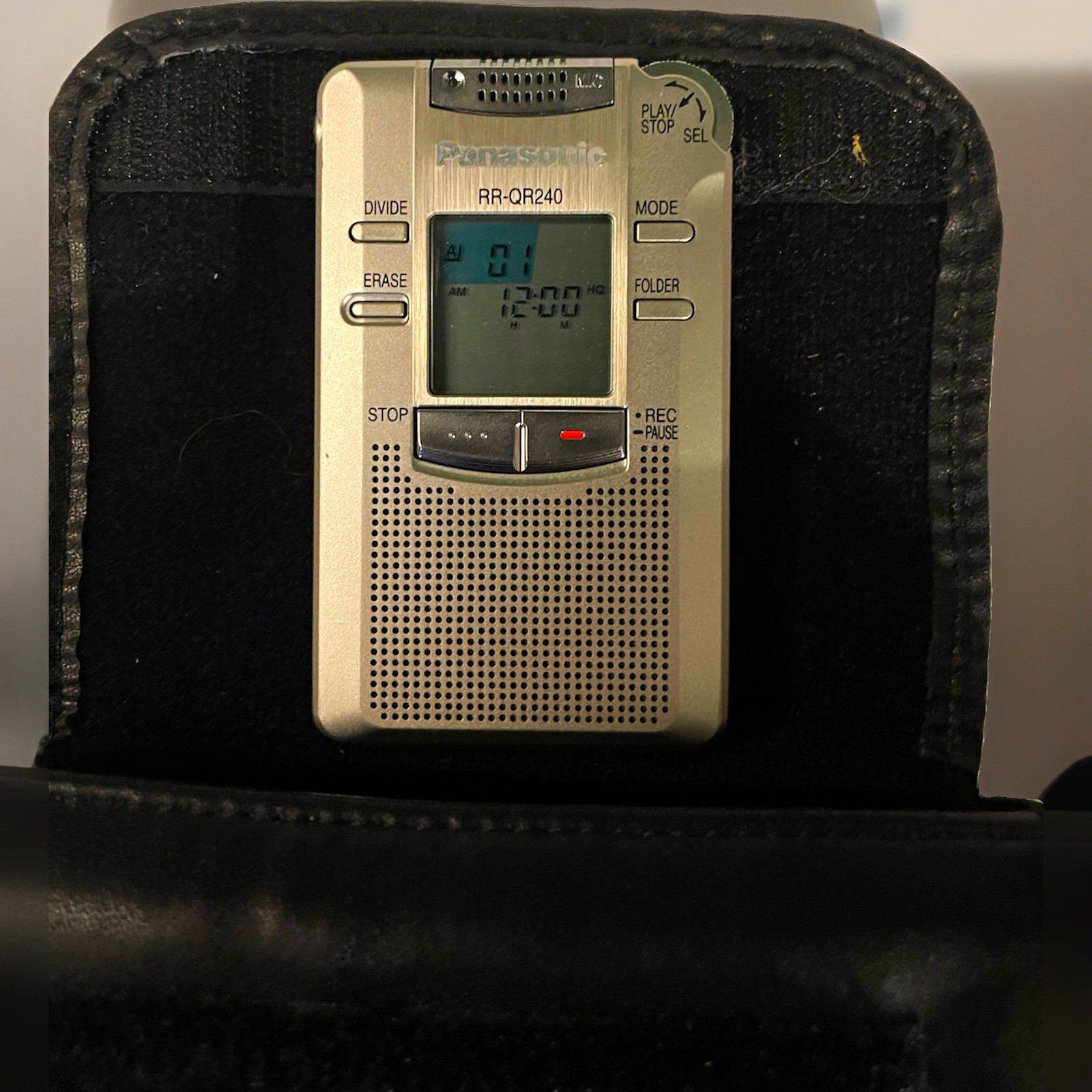 Panasonic RR-QR240 Digital Voice Recorder EVP Ghost Hunting Paranormal -PRISTINE