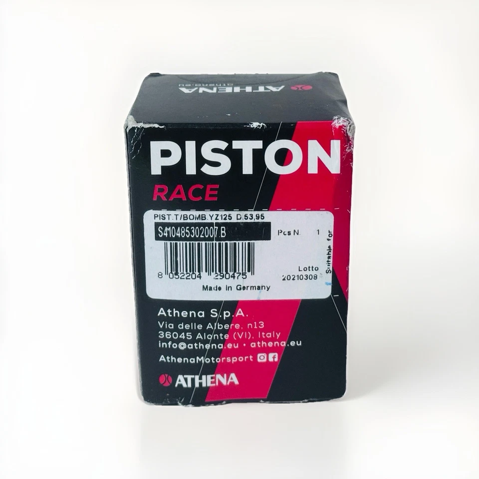 Pistón abovedado forjado Athena 53,95 mm para Yamaha YZ 125 2001-04 S410485302007.B Foto 2 de 2