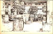 Vintage Viner Grant's General Store Postcard
