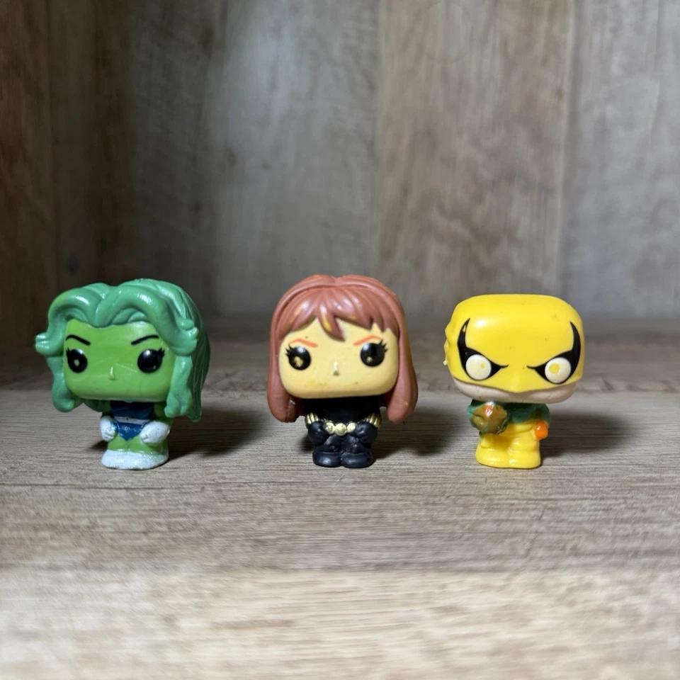 ⭐️ 2019 Marvel Funko Mini Heroes 1.5" Black Widow Dr Strange Iron Fist She Hulk - Image 2 of 4