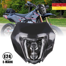 Per Suzuki DRZ400SM DRZ400S DRZ400E E24 Faro LED con carena DRL