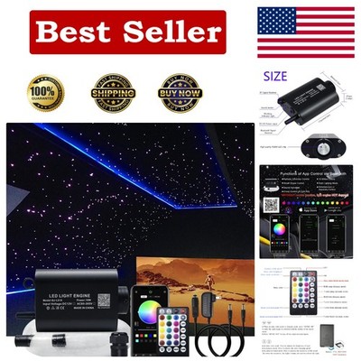 Waterproof 16W Fiber Optic Lights for Stunning Ceiling Displays at Home & Beyond