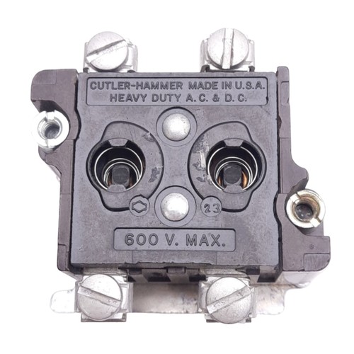 Eaton 10250T102-3 Red Flush Pushbutton Switch, ø30.5mm, 2NC, 600VAC/250VDC Max - Picture 2 of 7