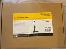 StarTech Dual Vert. Monitor Stand 13  -27  Adjustable ARMBARDUOV NIB