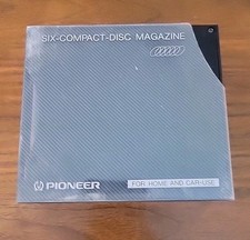 Set Of 2 Pioneer Six Disc 6-Disc Magazine Cartridge Multi Play Changer Black