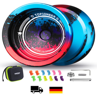 MAGICYOYO V12 Finger Spin Yoyo Reaktionslos 12 Saiten