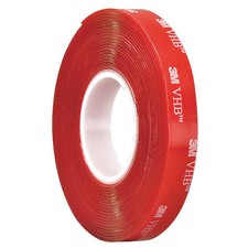 3M 4910 Double-Sided Vhb Foam Tape, 3/4 In W, 5 Yd L, 1/16 In Thick,