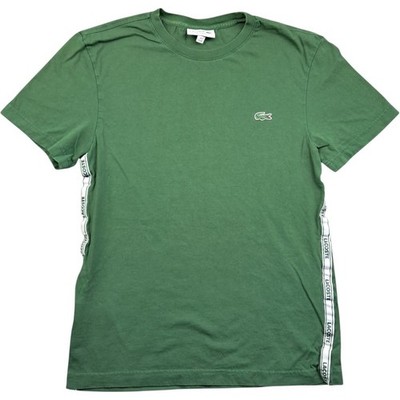 Lacoste T Shirt Extra Small Herren Grün Baumwolle Outdoor Regular Fit Designer