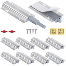 Metal Push Latches for Doors 8 Pack