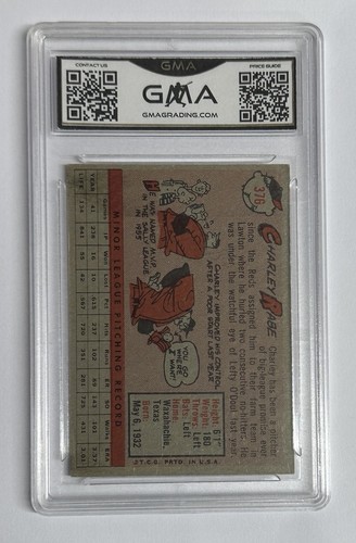 1958 Topps - Charlie Rabe #376 (RC) for sale online | eBay
