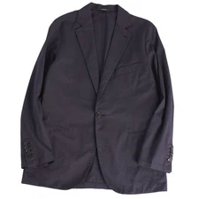 Hermes Jacket Tailored Single Seersucker Uncore Silk Outerwear Men's Used MOLO-0