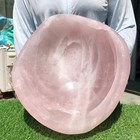 34.5LB Natural pink rose Quartz Crystal ashtray Mineral specimen Healing — photo 2