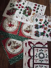 Vintage Pre-printed Fabric Panel Pillow/Appliques Hallmark Cranston Wamsutta 