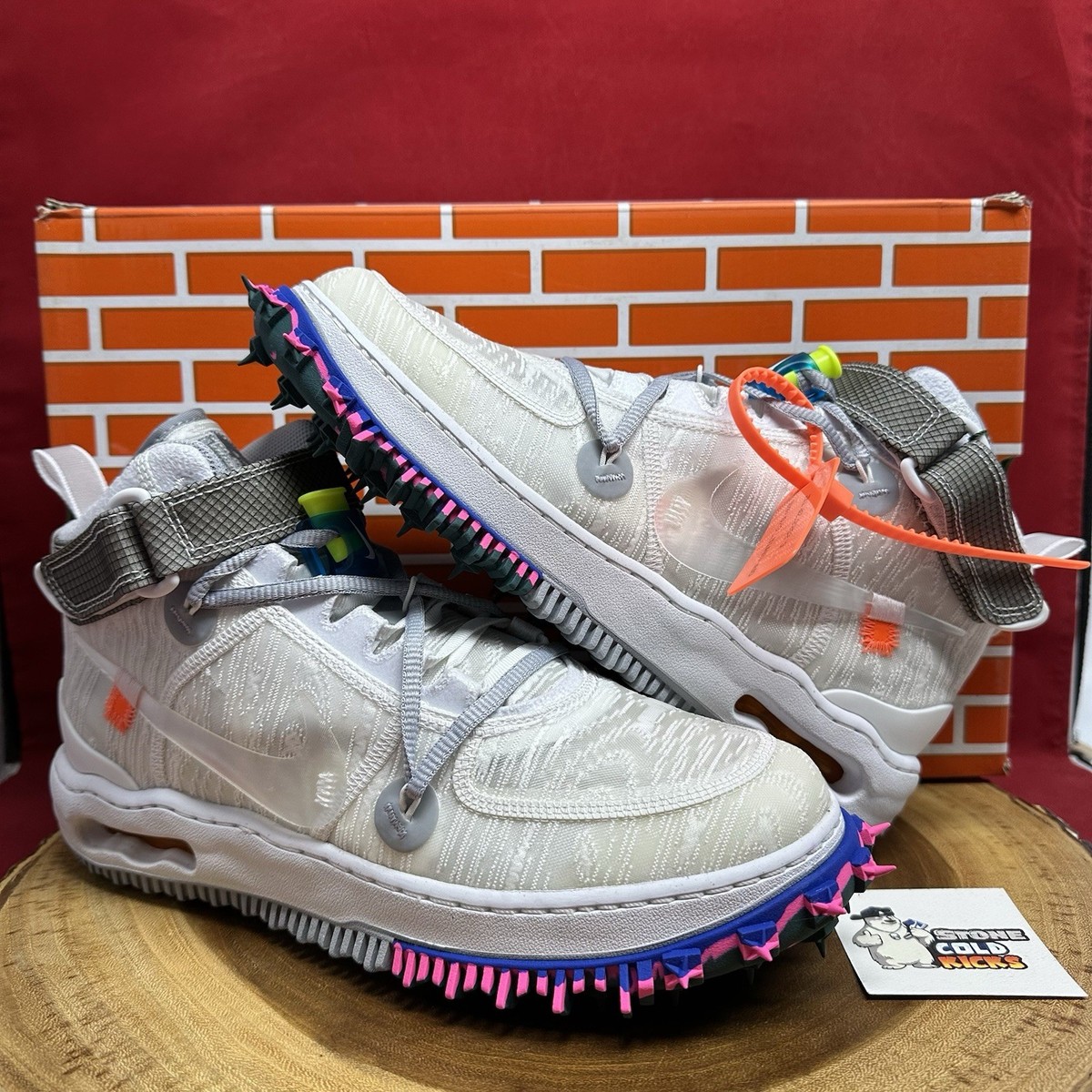 Nike x Off-White Air Force 1 Mid SP Virgil Abloh L D06290 100 Wht
