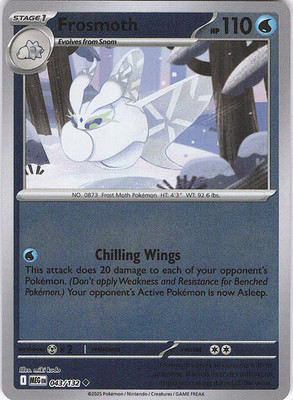 Frosmoth Uncommon ME01: Mega Evolution 043/132 NM