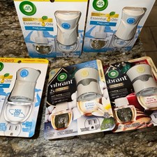 Air Wick Vibrant Plug-In Scented Oil Air Freshener Warmer Starter Kit pack of 5