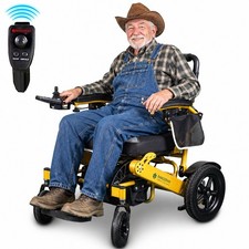 400lb Bariatric Power Wheelchair for Daily Tasks, Indoor Outdoor All Terrain