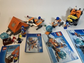 LEGO CITY: Arctic Lot(850932, 30310, 60032, 60033) - Complete with minifigures