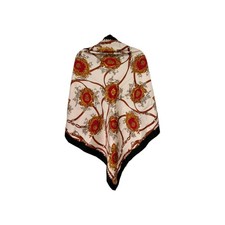 Vintage Large 34" 34" Square Symphony Scarf Made in Italy 100  Polyester