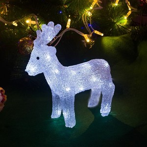 3d Reindeer Christmas Ornament Home Outdoor Lawn Lighting