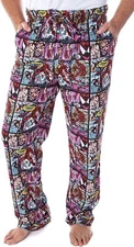Marvel Carnage Comic Book Men's Sleep Pants, Red