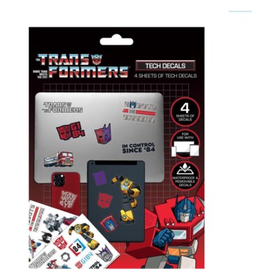 Set 4 Blatt A5 Aufkleber Sticker Transformers Autobot Decepticon