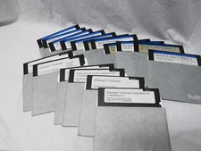 WordPerfect Installation Lot 5.25 Floppy Disks w/ Bitstream for 5.0 1989