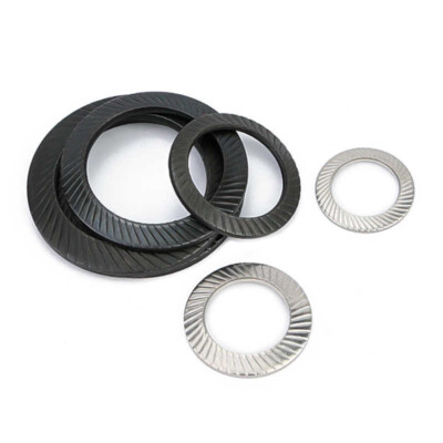A2 Stainless Steel M2.5-M42 Schnorr Washers Toothed Safety Serrated Lock Washers