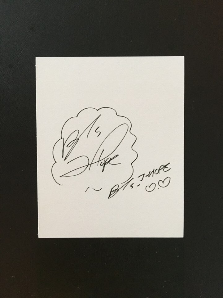 BTS J-Hope Young Forever Polaroid Official Photo Card K-POP