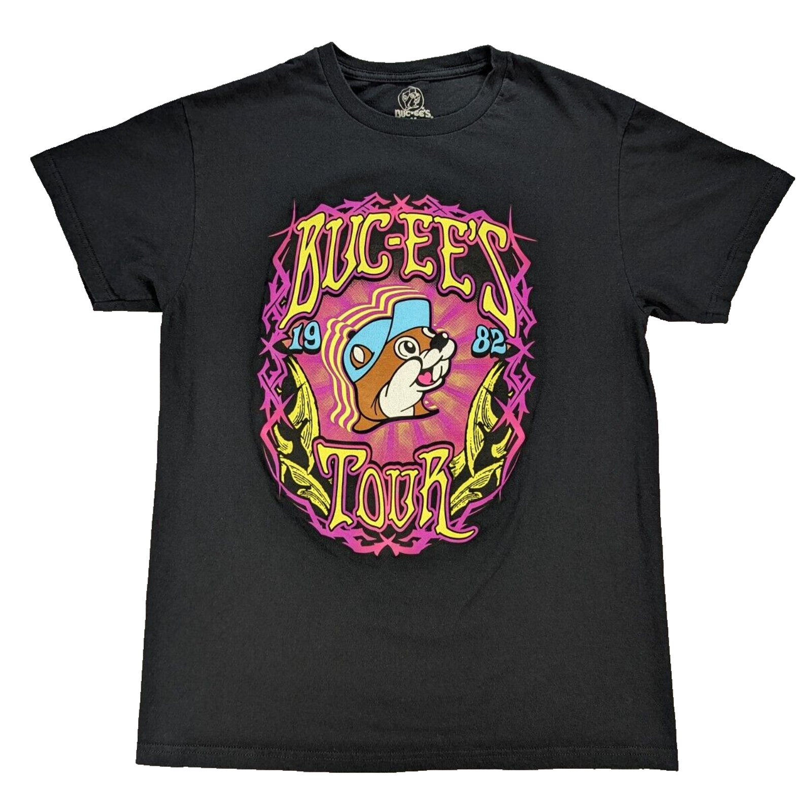 Buc-ee’s T-Shirt Medium Rock Concert Tour 1982 - 2021