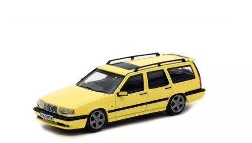 TARMAC WORKS 1/64 VOLVO 850 T5-R KOMBI GELB *BRANDNEU* - Bild 3 von 5