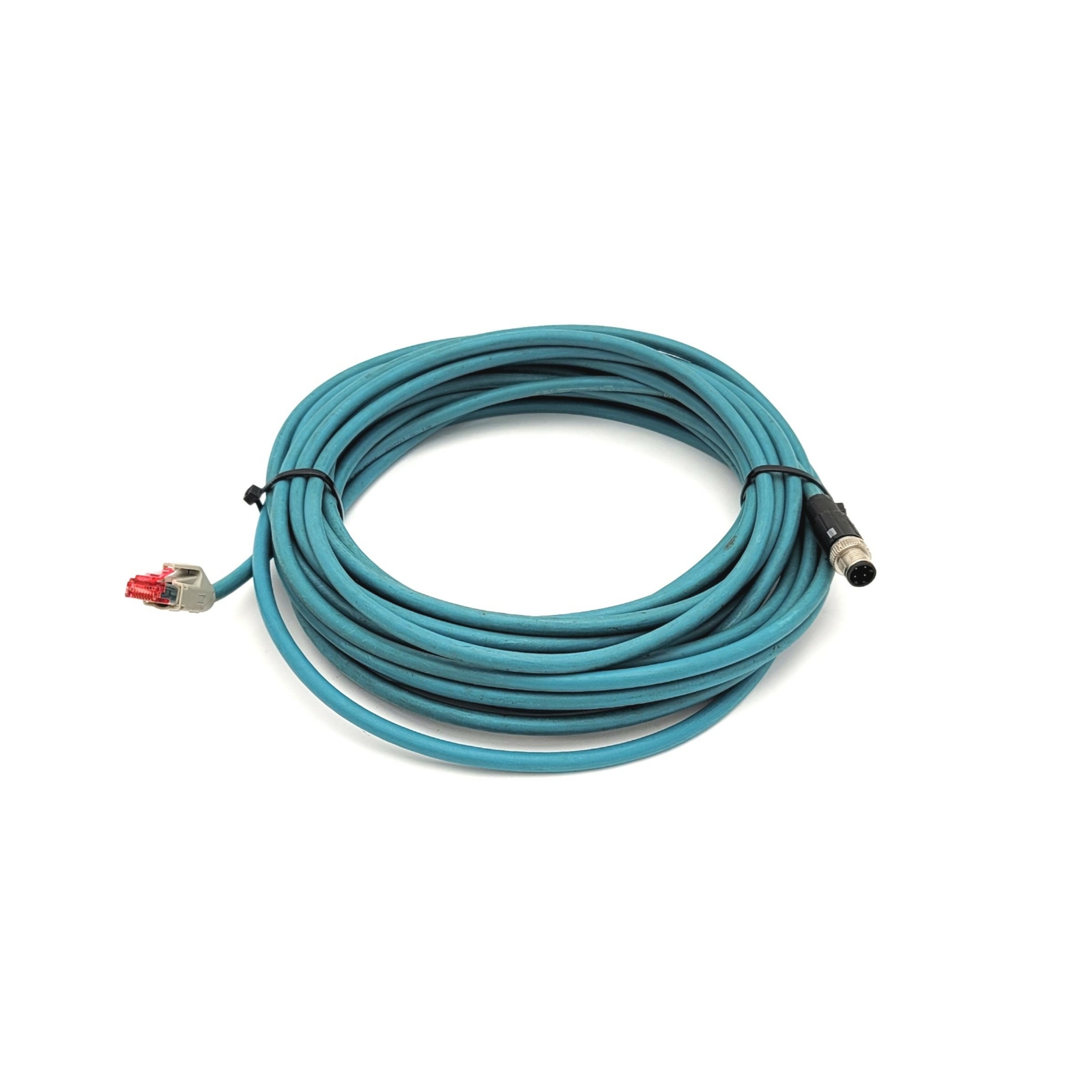 Phoenix Contact 1422805 Network Cable RJ45 to M12 4-Pin, 10 Meters  
