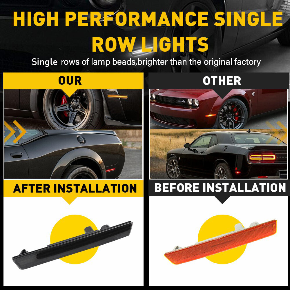 For 18-22 Dodge Challenger SRT Widebody LED Front Rear