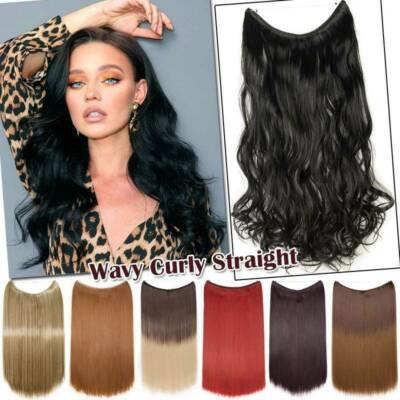 US Secret Wire in Hair Extensions Hidden Head Band One Piece Hair as Human Soft