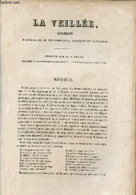 La Veilée, Lied - Texte von M.Villemontez, Musik von Gaveau
